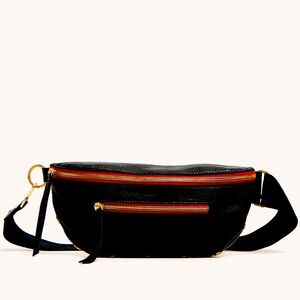 Hammitt medium charles cross body.  Red, gold, and black.  Good condition.